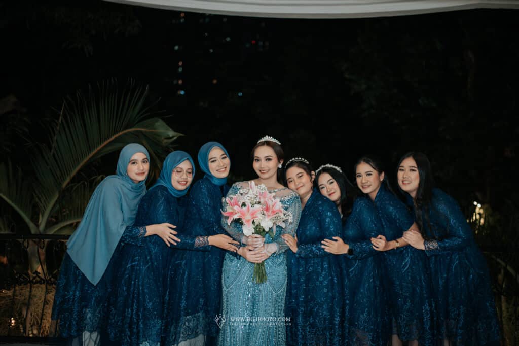 Bridesmaids Wedding Pejaten Terrace, Wedding by Emaara
