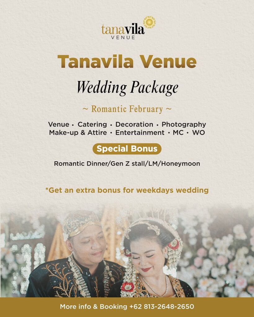 Tanavila Venue Valentine's Promo