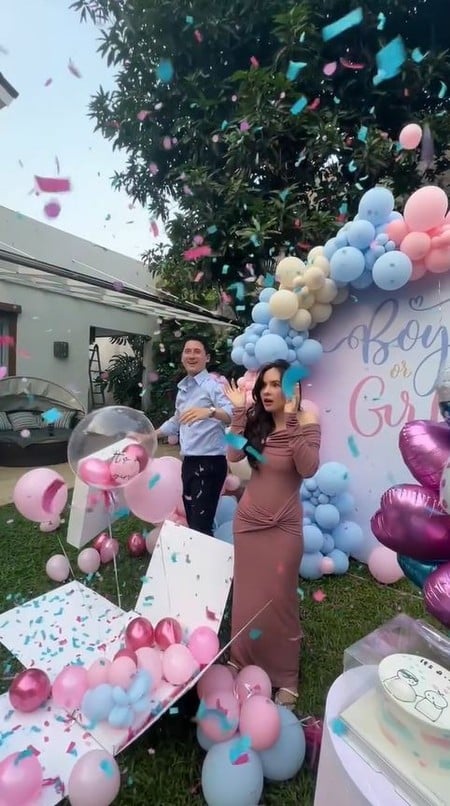 Steffi Zamora & Nino Fernandez's Baby Shower Gender Reveal