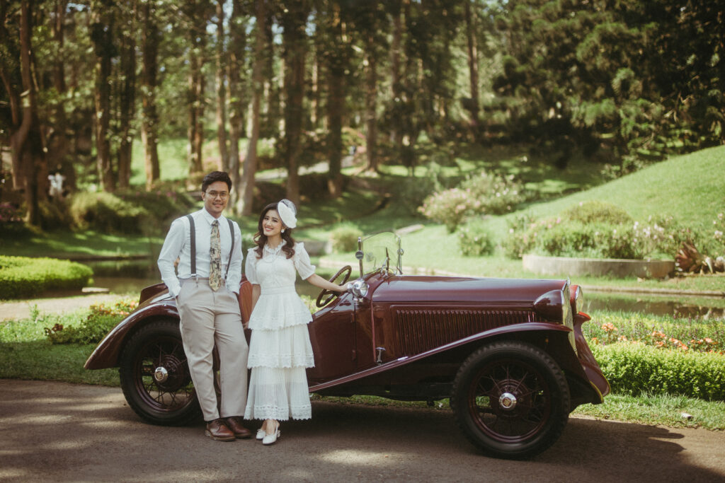 Prewedding Vintage Mafia Themed - Prewedding of Sabila Syarafina & Faza Agra
