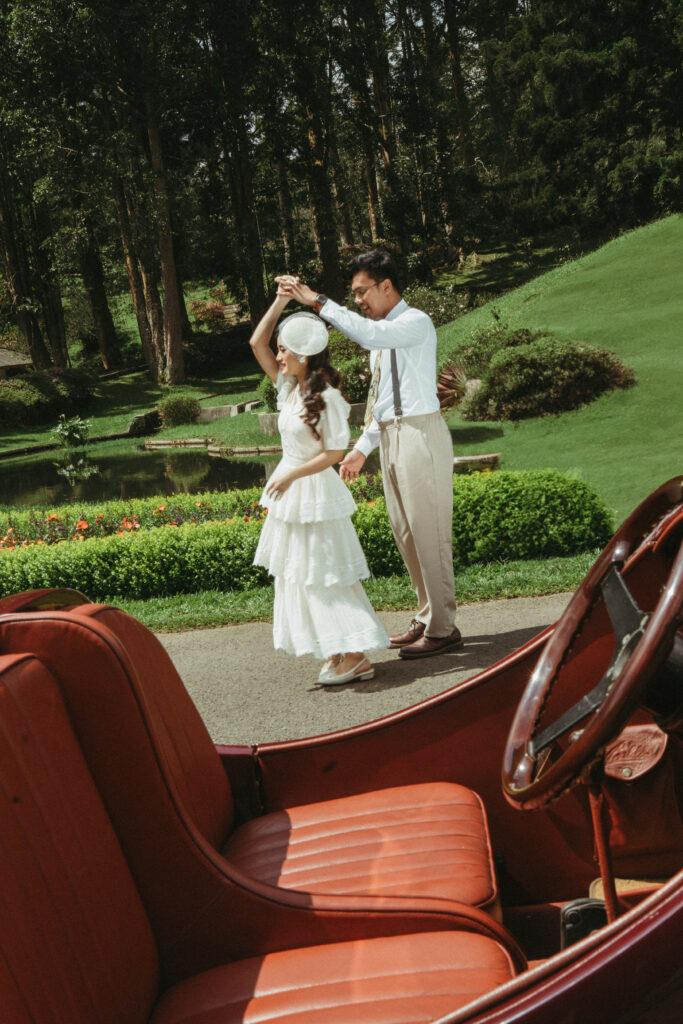 Mafia Vintage Prewedding Themed of Sabila Syarafina & Faza Agra