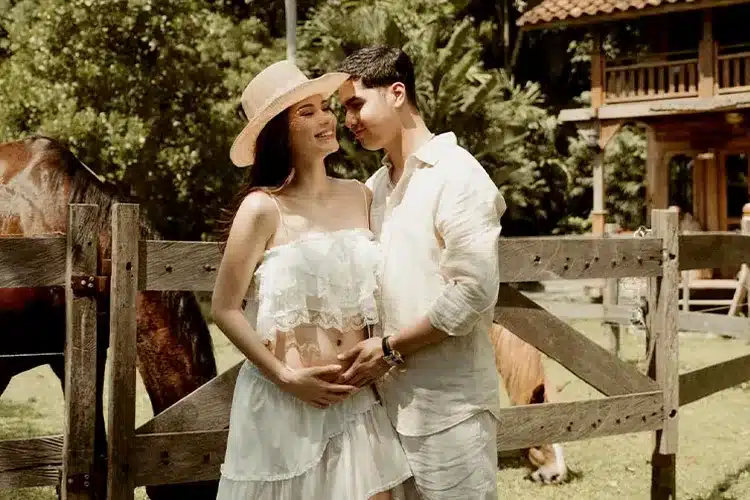 Maternity Shoot of Al Ghazali & Alyssa Daguise (source: Google)